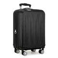 Expandable Hardside Spinner Luggage, Black, 21" Carry-on J909