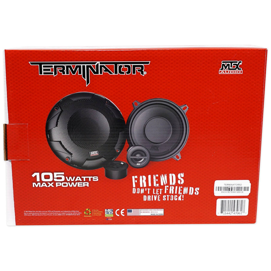 5.25x22 140 Watt Car Audio Component Speakers H87867