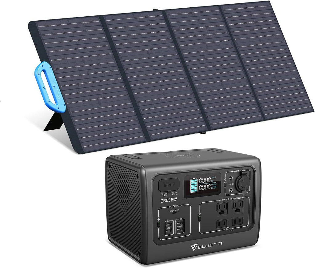 Portable Power Station with 120W Foldable Solar Panel Y329