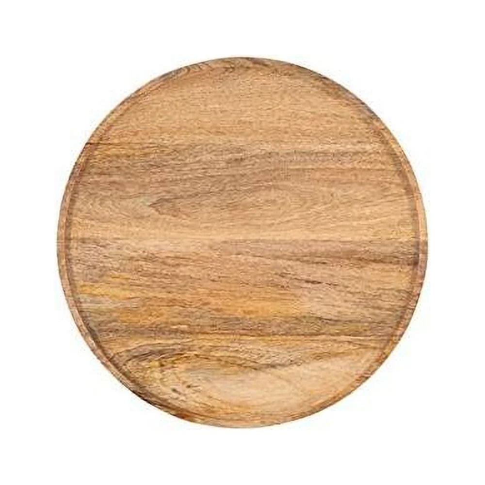 Wood And Aluminum Side Table F75583