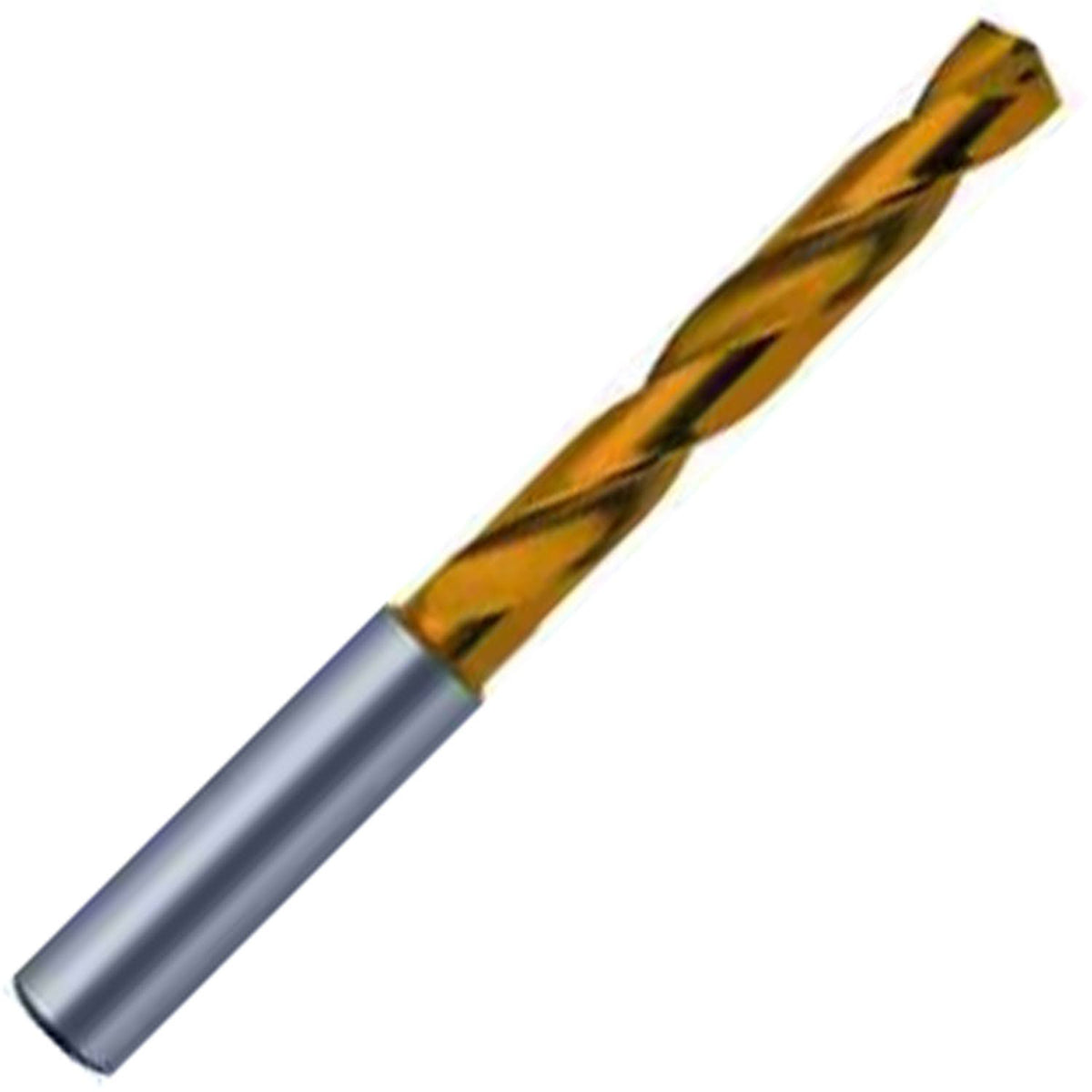12.9mm Carbide Coolant Fed Drill, Reinforced Straight Shank, 77mm LOC A99323