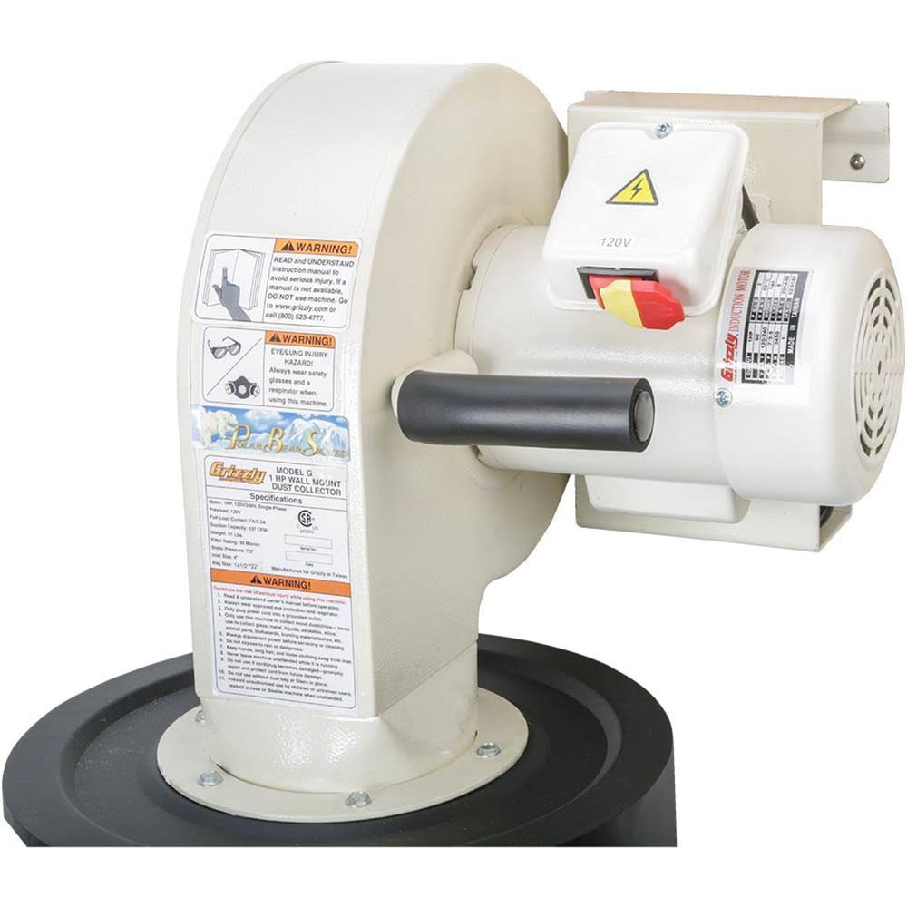 1 HP Wall-Mount Dust Collector with Canister Filter O232