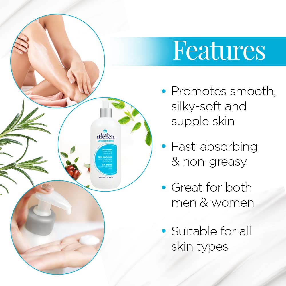 Unscented Moisturizing Daily Lotion, 16.9 Fl Oz Q6372