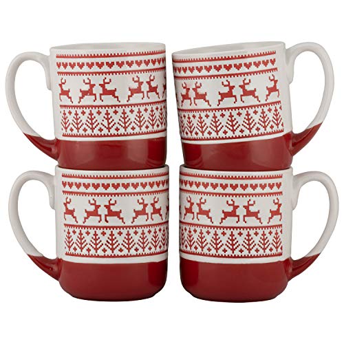Ceramic Mug Set of 4 M2558