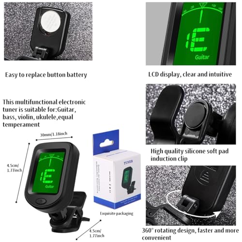 Guitar Accessories with Capo, Tuner and Picks J67643