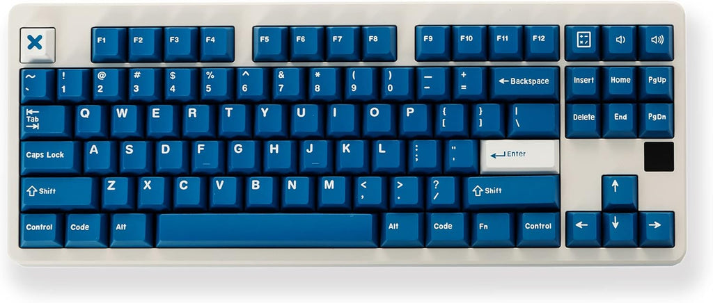 169 Keys Doubleshot Keycaps Cherry Profile ANSI/ISO Layout Mechanical Keyboard F68990