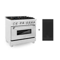 36 4.6 cu. ft. Gas Burner Electric Oven with Griddle Stainless Steel E827