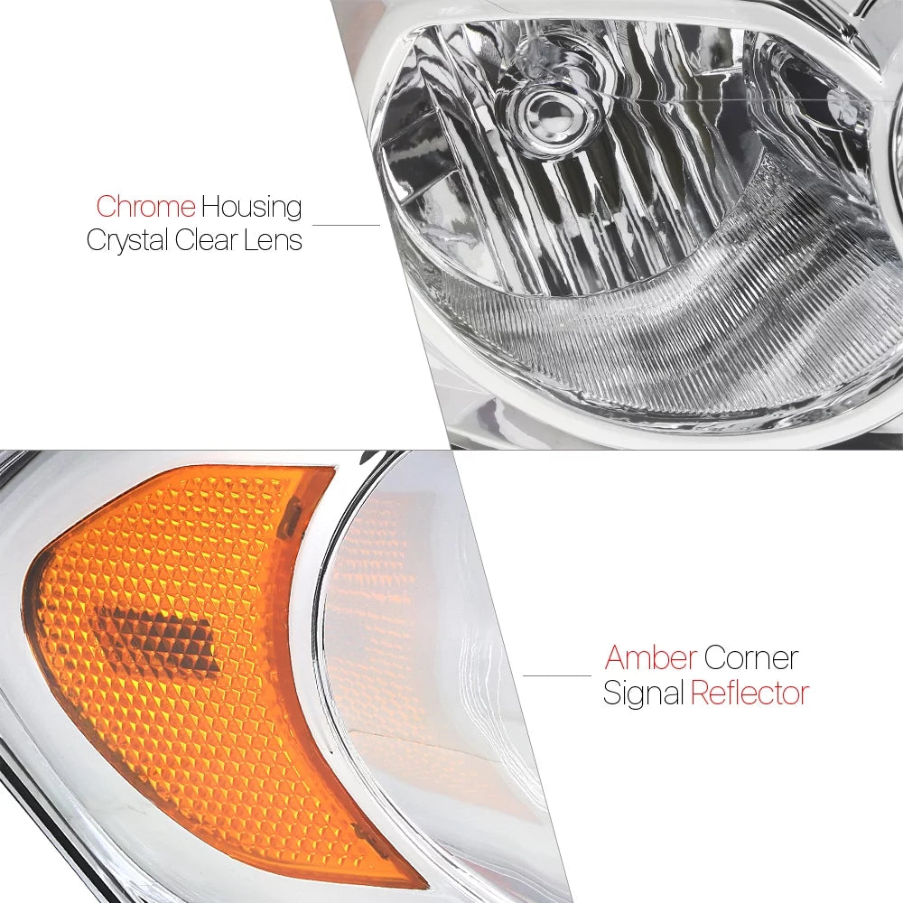 Chrome Headlight Assembly for Chevy Impala A2917