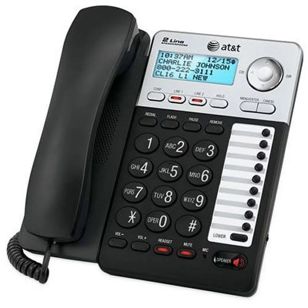 2-line Corded Desk Speaker Phone N24151