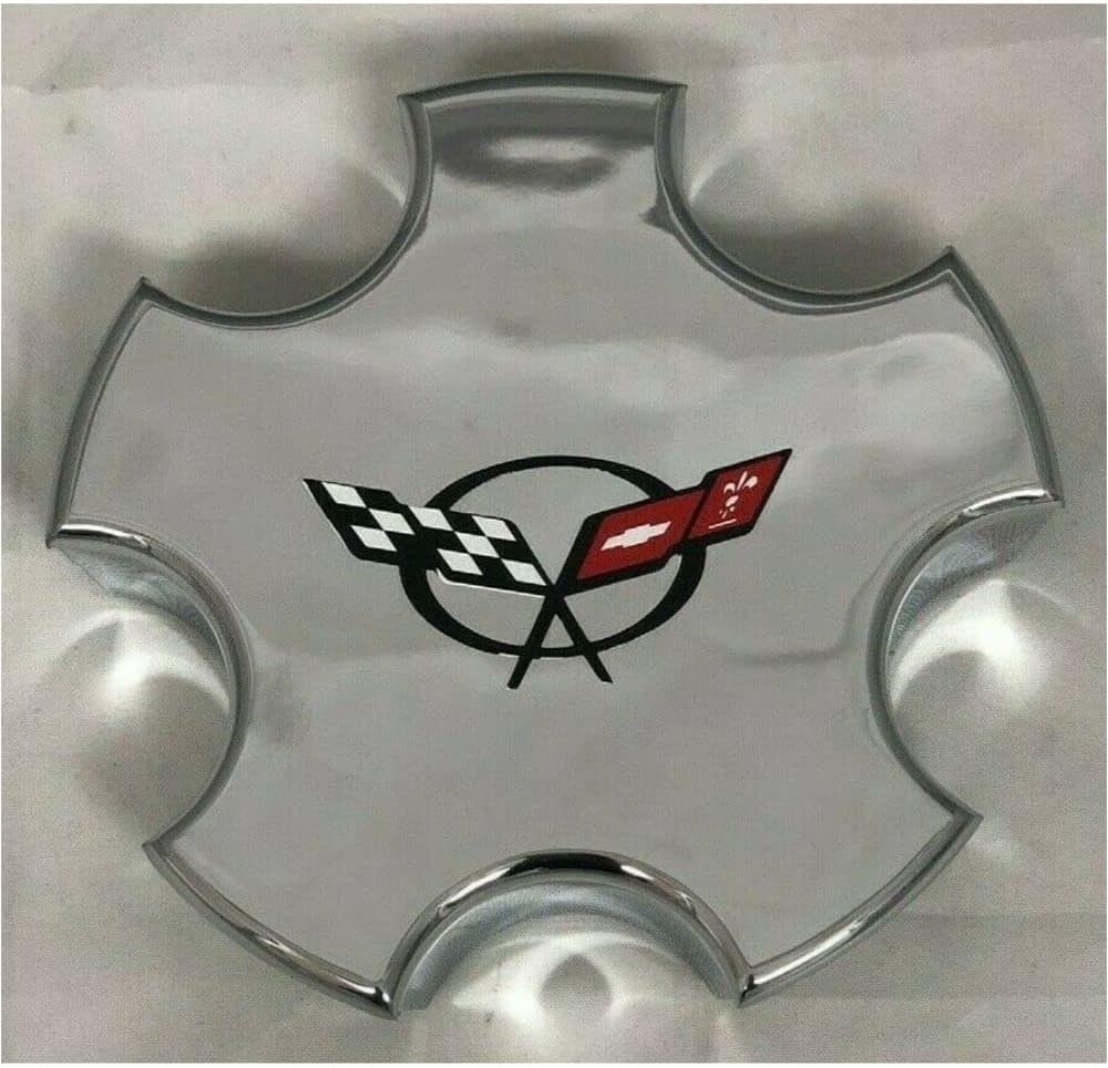 Chrome Wheel Center Cap Set R809