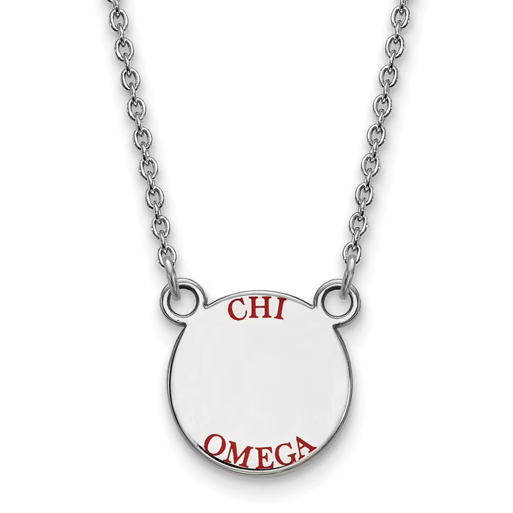 925 Sterling Silver Rh-plated LogoArt Pendant With Necklace; 18 inch C6002