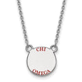 925 Sterling Silver Rh-plated LogoArt Pendant With Necklace; 18 inch C6002