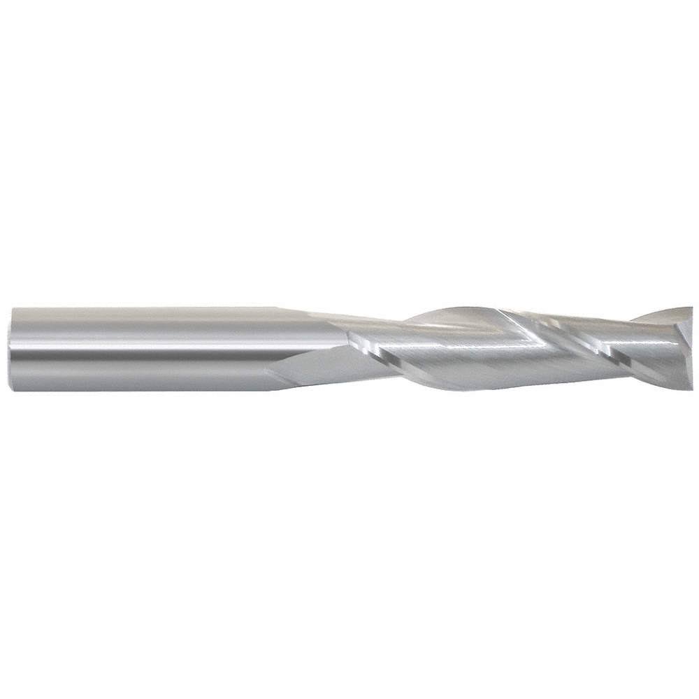 1x22 x 7x22 x 4x22 Square End Mill, 2 Flute, 30 Degrees Helix, Solid Carbide Q60905
