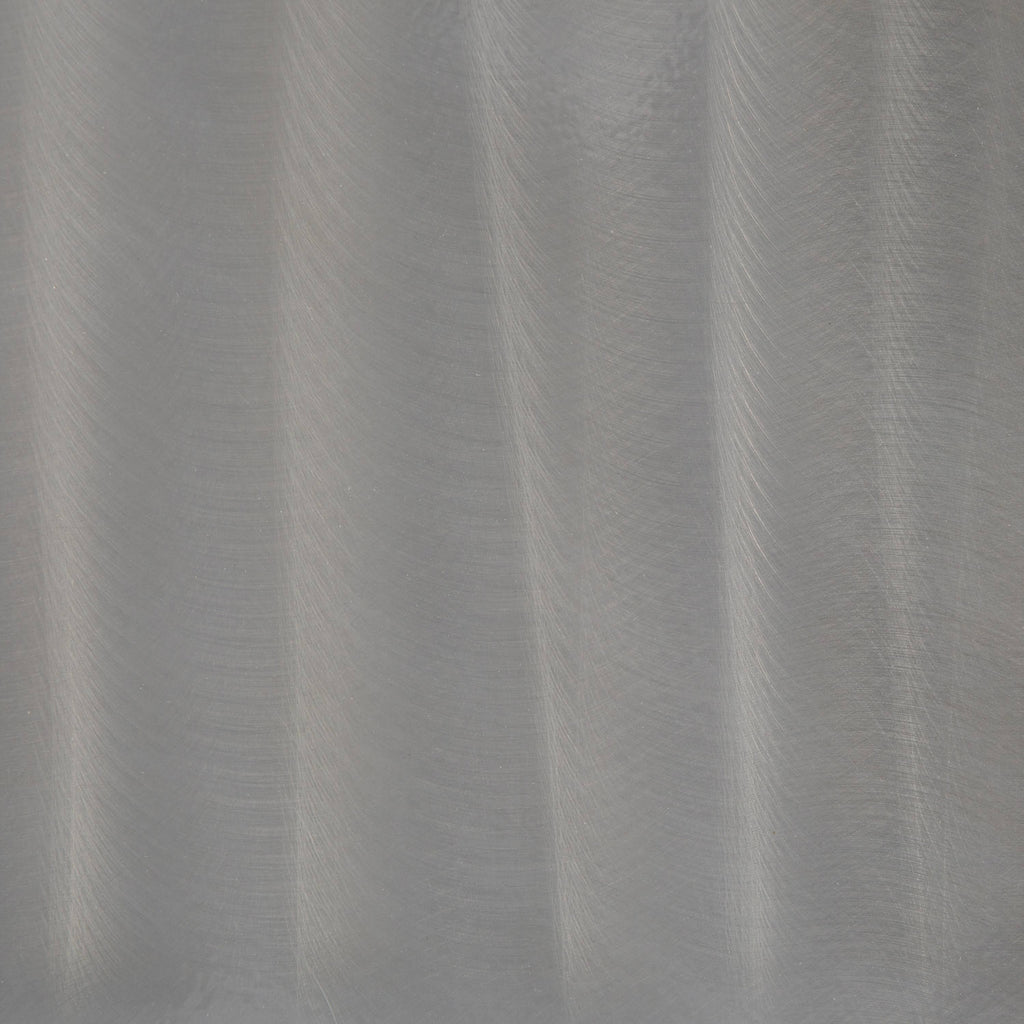 Clear Brushed Silver Metal Bench G9896