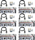 PCI-E 1X to 16X Riser Card with 24in USB 3.0 Extension Cable W170102
