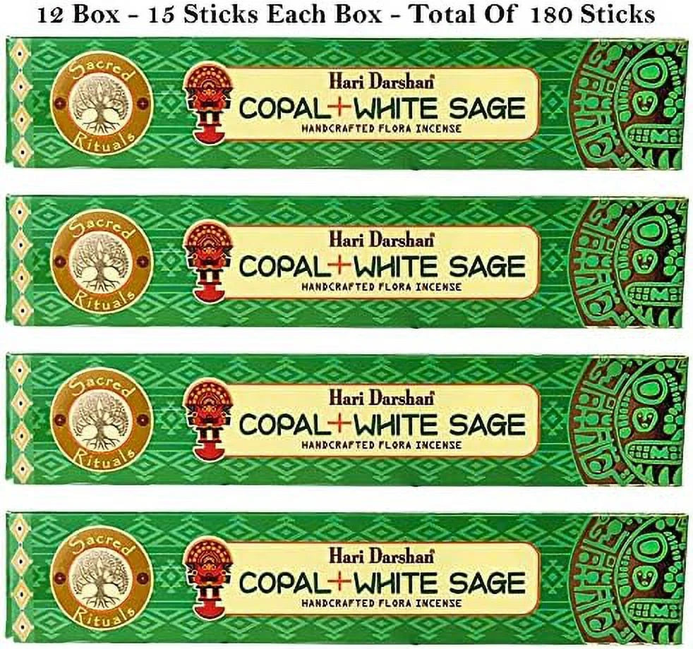 Handcrafted Incense Sticks 180 Sticks Copal White Sage I6459
