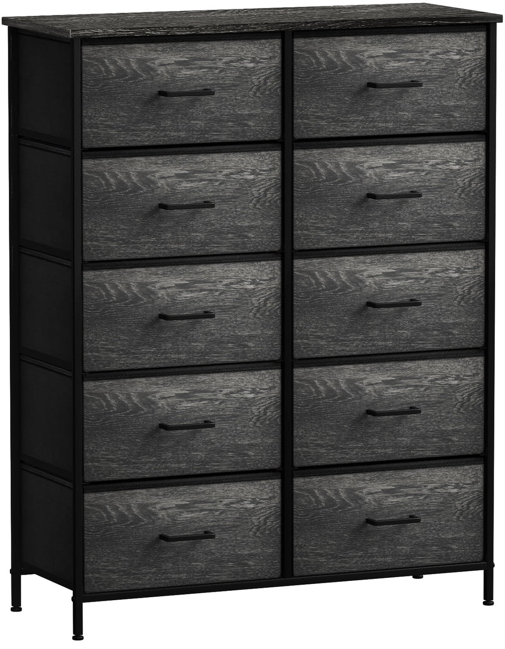 10 Drawer Faux Wood Storage Dresser V415876