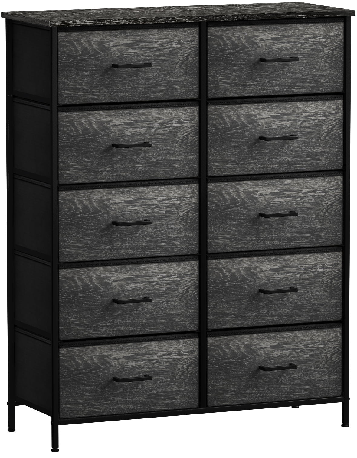10 Drawer Faux Wood Storage Dresser V415876