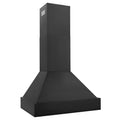 30 in. 400 CFM Black Stainless Steel Wall Mount Range Hood F595385