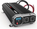 2000 Watts Power Inverter, 12v to 110v, Two AC Outlets, Two USB Ports, DC to AC Converter Y33461