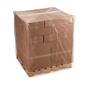 Pallet Covers, 4 mil, 32 x 28 x 72, Clear, 55/Case E924