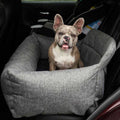 Memory Foam Dog Car Bed Gray Q199