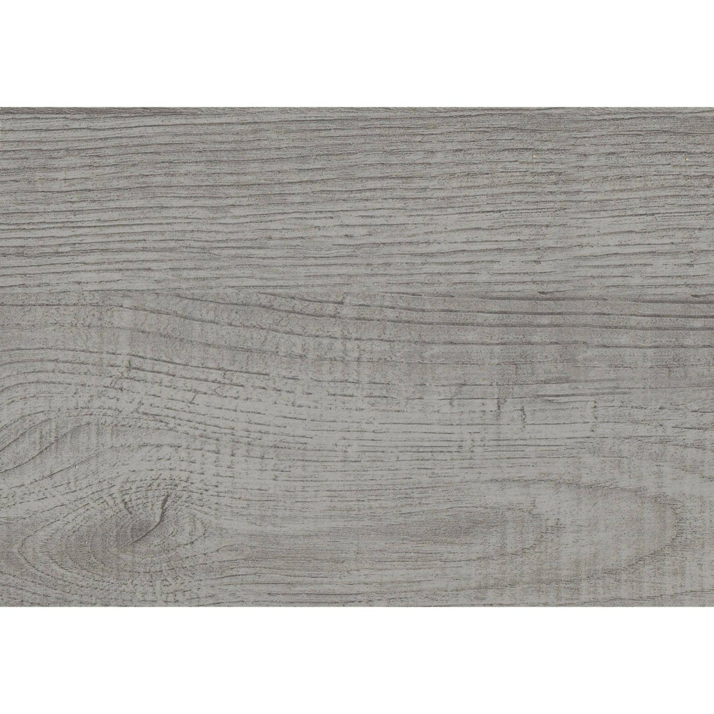 Gray and Black Rectangular Accent Table with Tempered Glass J506838
