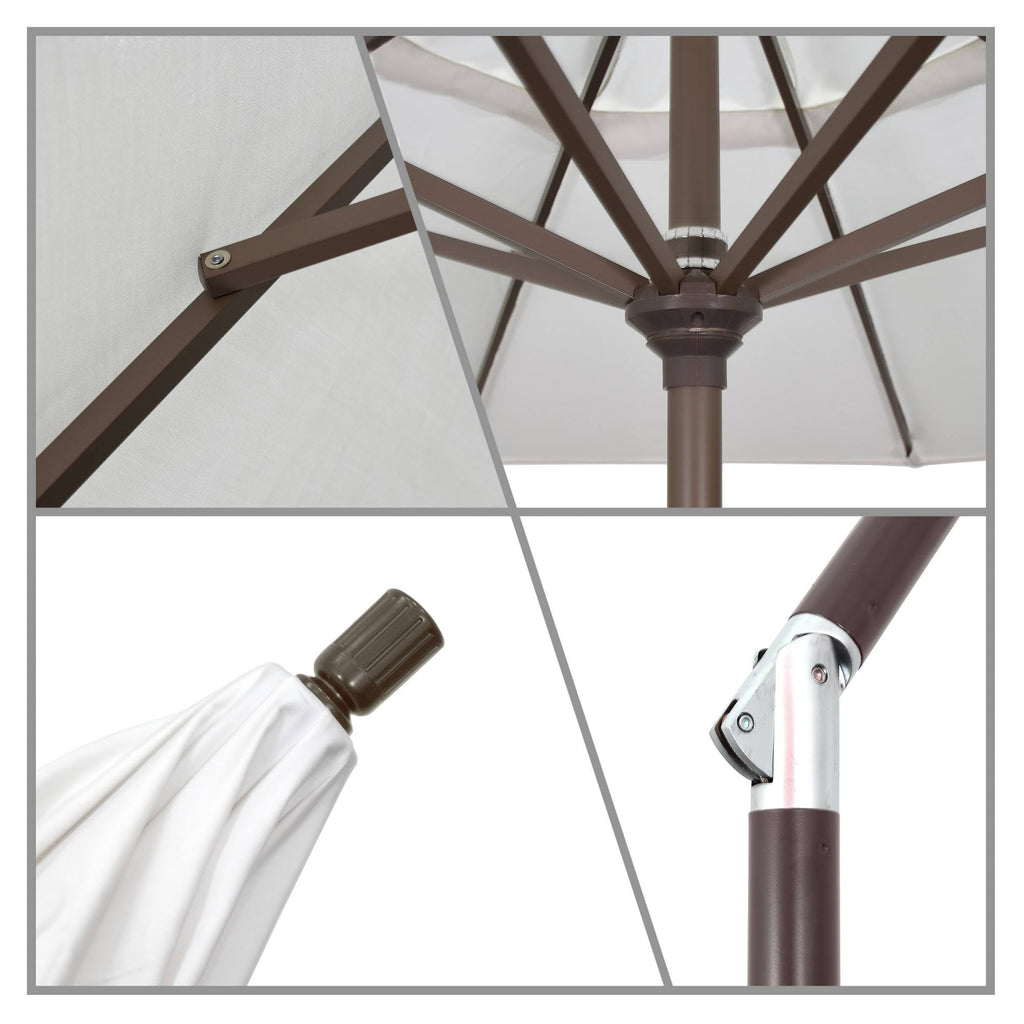 9 ft. Aluminum Push Tilt Patio Umbrella K495786