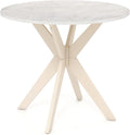 36" Round Wood Dining Table C3757