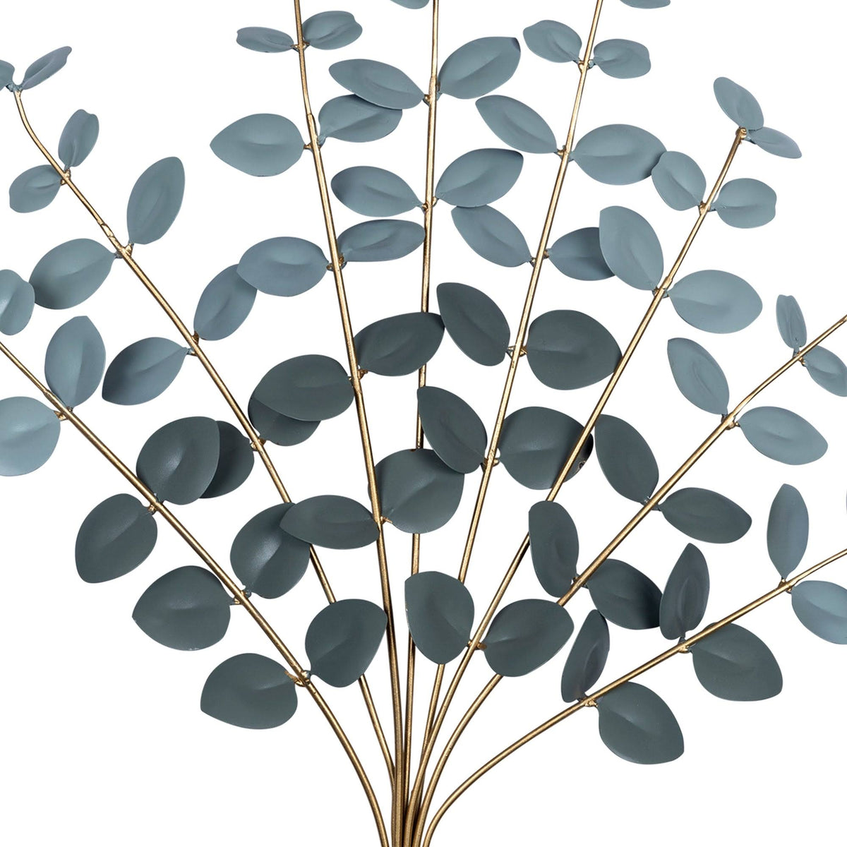 Metal Eucalyptus Bouquet Wall Decor N547