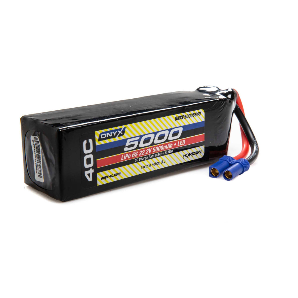 Onyx 5000mAh 6s 22.2V 40C LiPo Battery with EC5 S952314