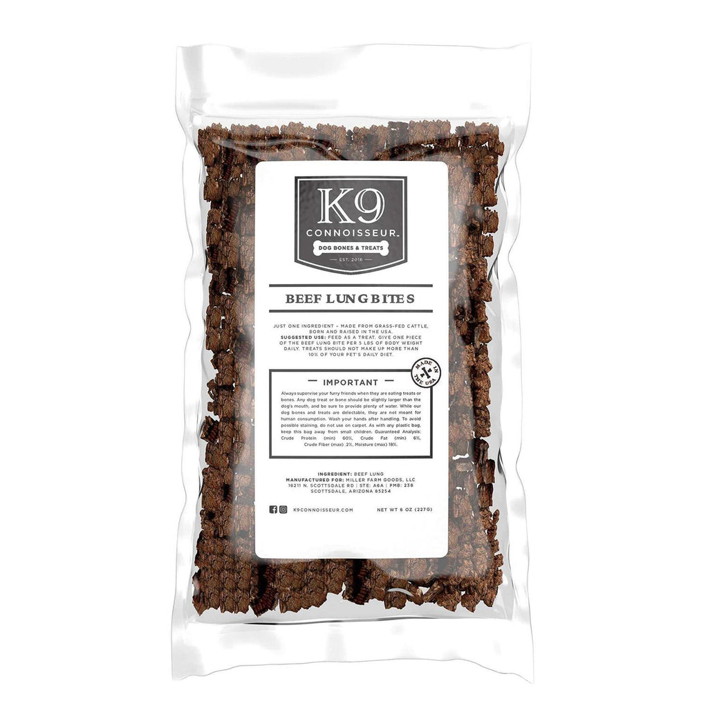 Slow Roasted Beef Lung Bites Dog Treats K33761