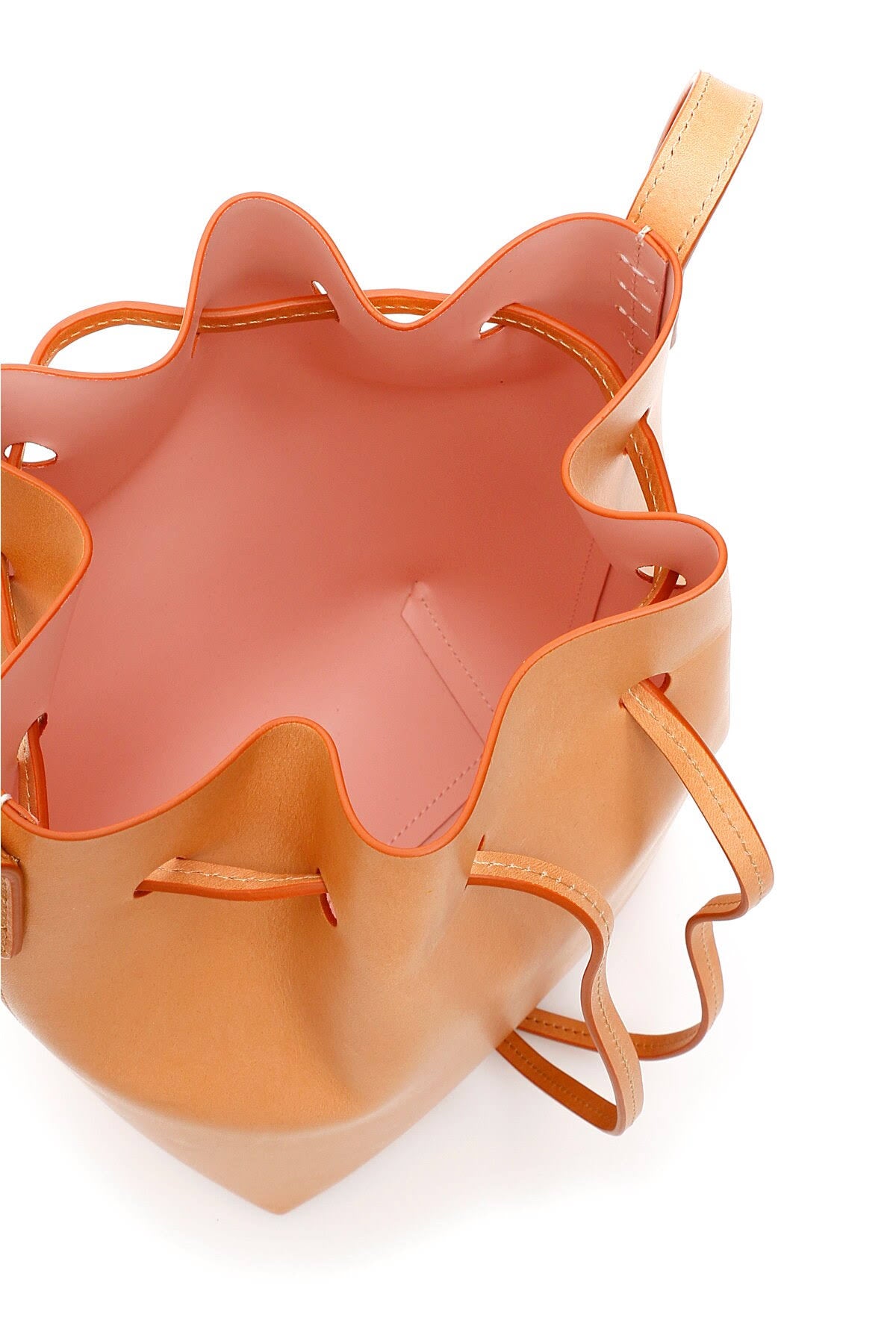 Mini Leather Bucket Bag T423