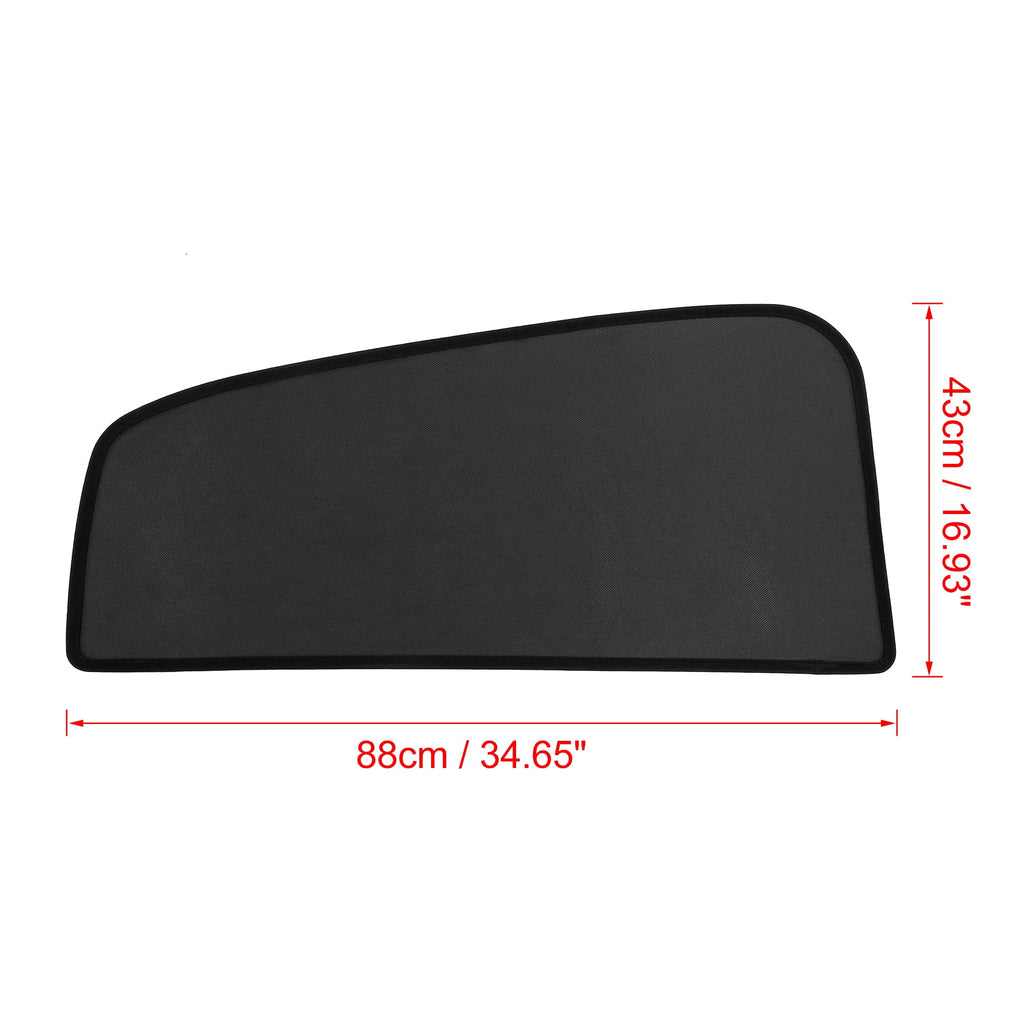 2 Pcs Black Glass Shade Cover Sun Shade Net Replacement R523077