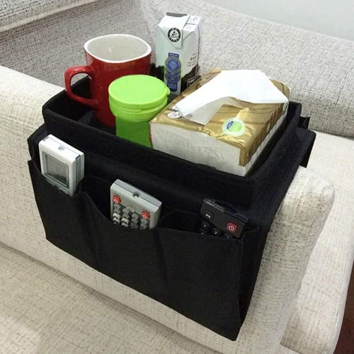 Grey Sofa Armrest Organizer with Pockets G260