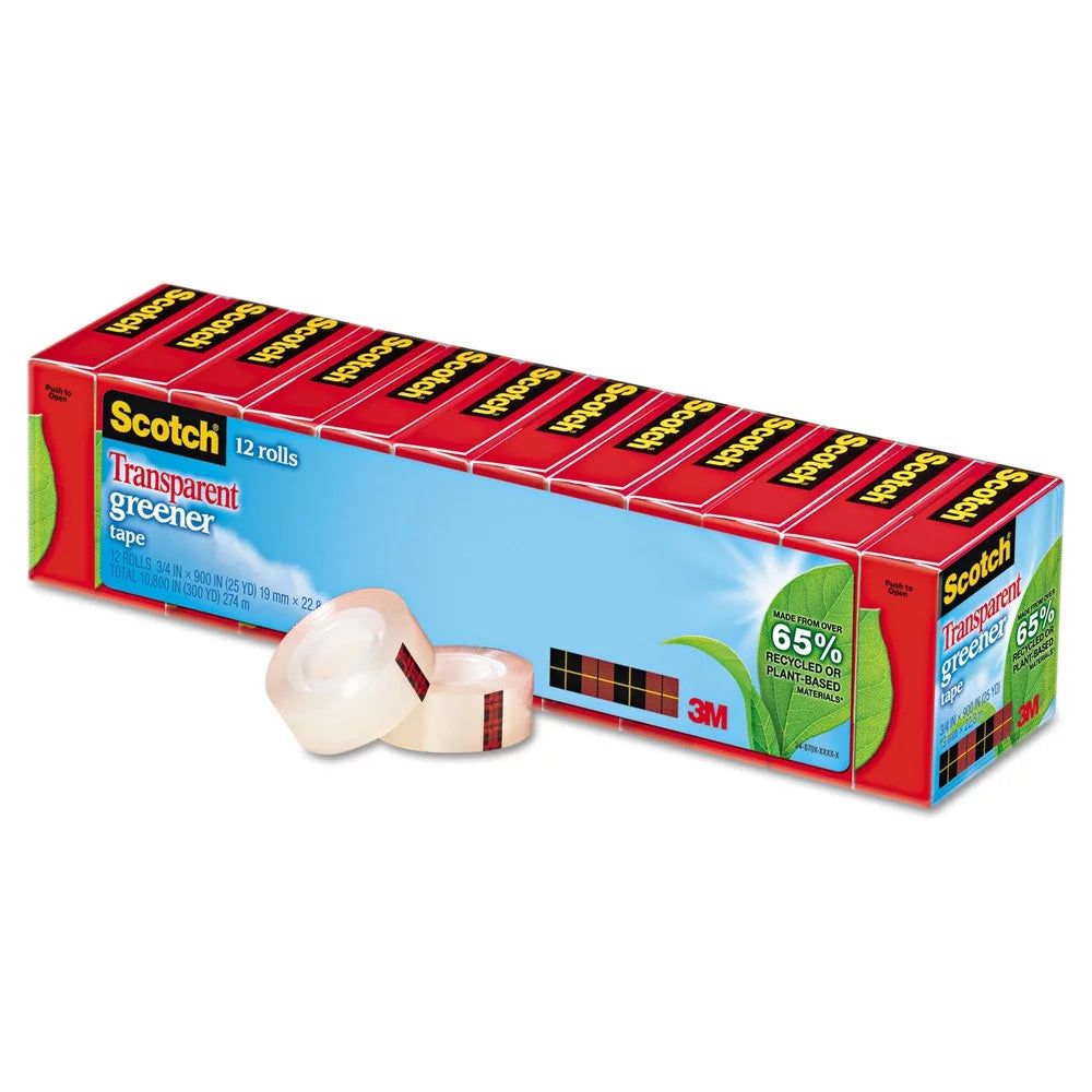 Transparent Tape 12-Piece Pack Y9335