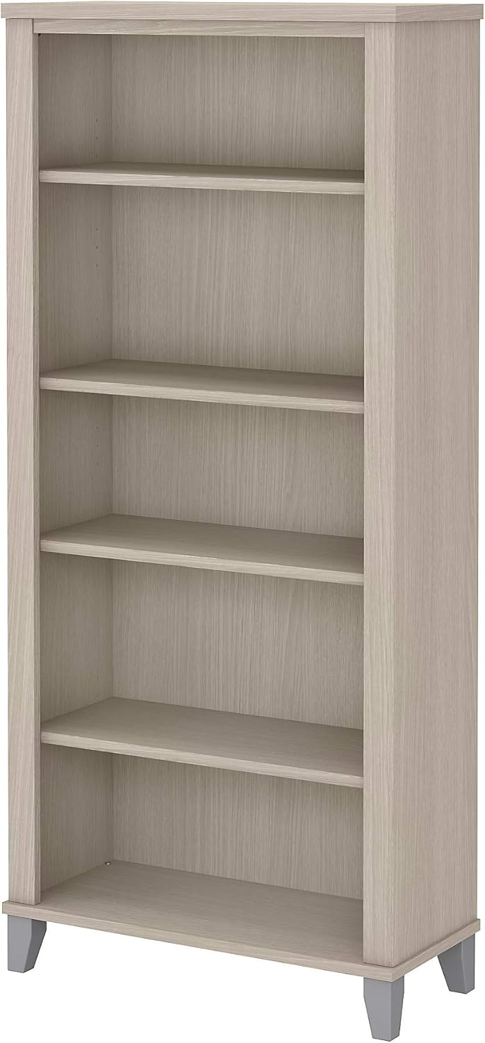 5 Shelf Bookcase, Sand Oak M3605
