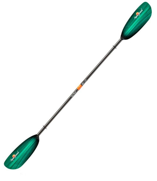 2-Piece Fiberglass Kayak Paddle Green 230 cm W6537