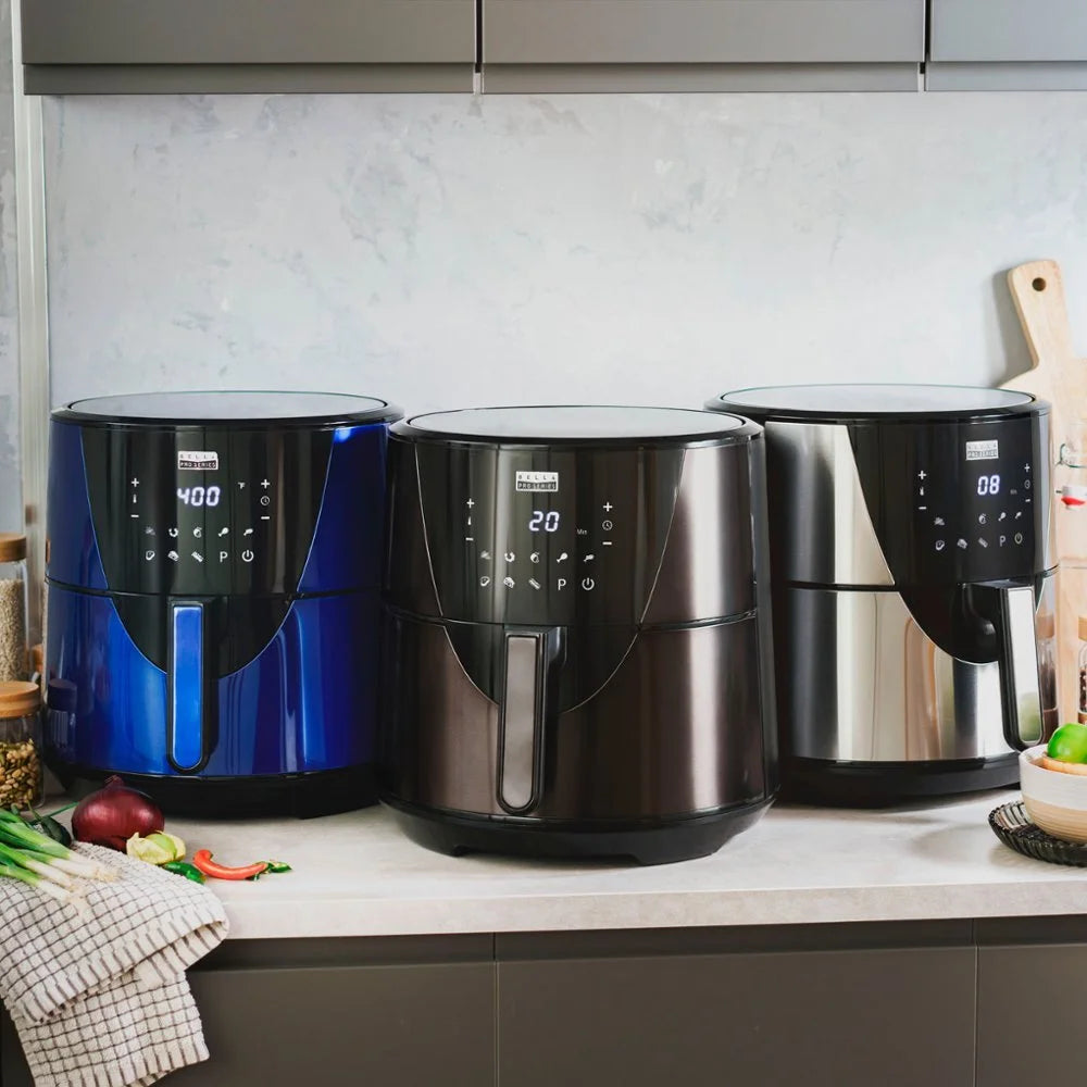 Ink Blue Stainless Steel Digital Air Fryer Y507