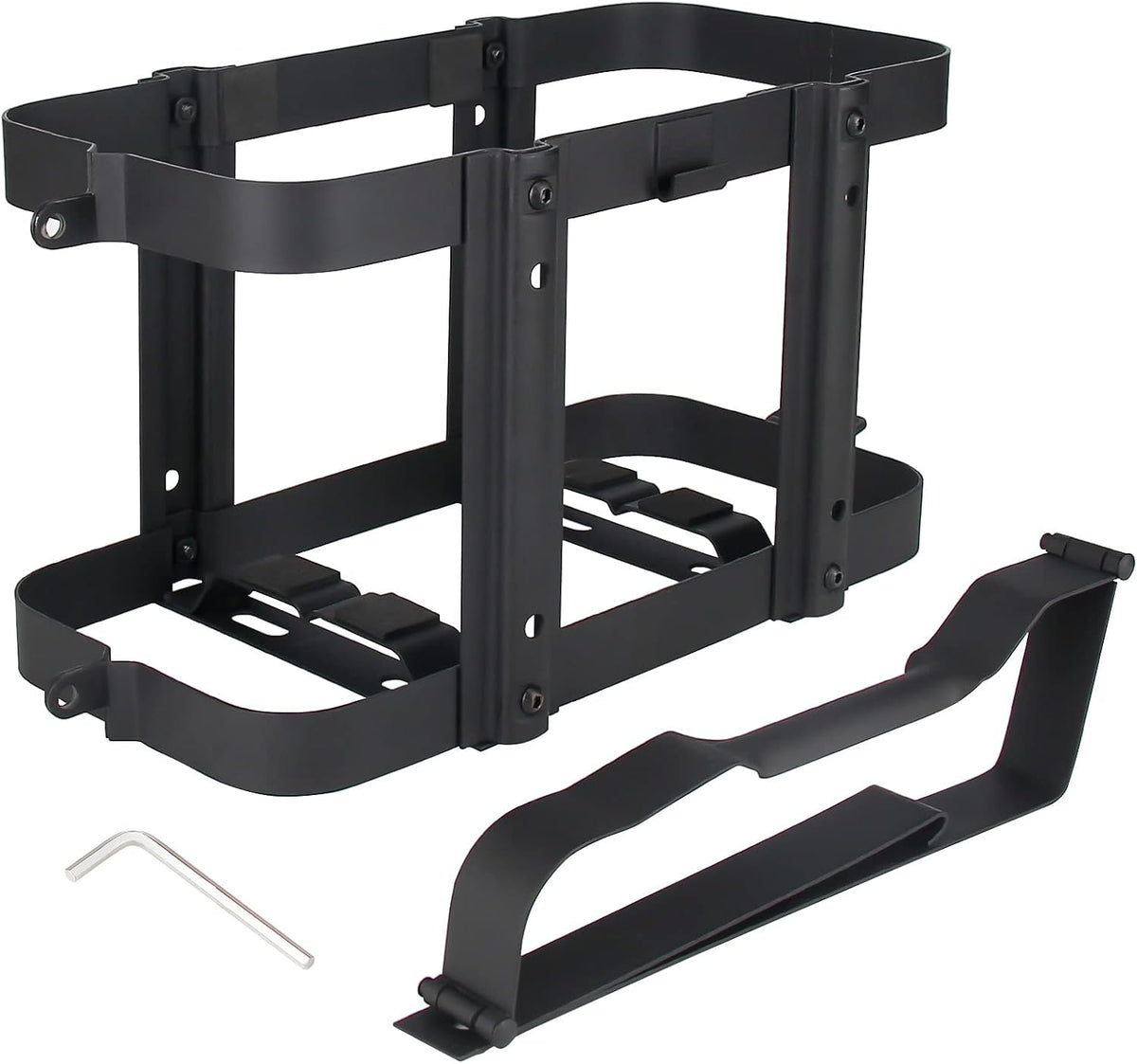 Black Lockable Gas Can Holder Pack of 2 N398509