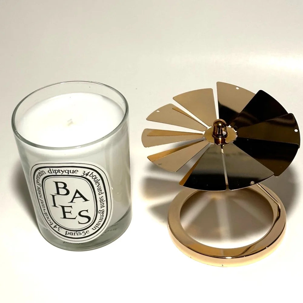 Gold Carousel and 190g Candle N79380