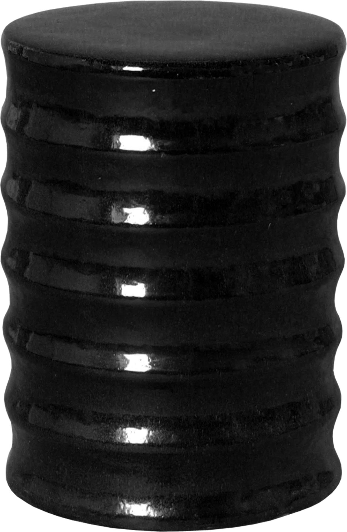 Bamboo Garden Stool Black Q8488