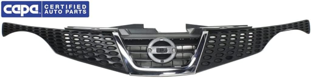 Painted Black Grille Assembly with Chrome Molding Plastic R6910