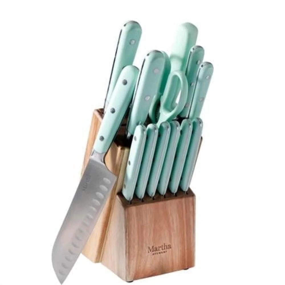 14-Piece Cutlery Set with Wood Block V78894