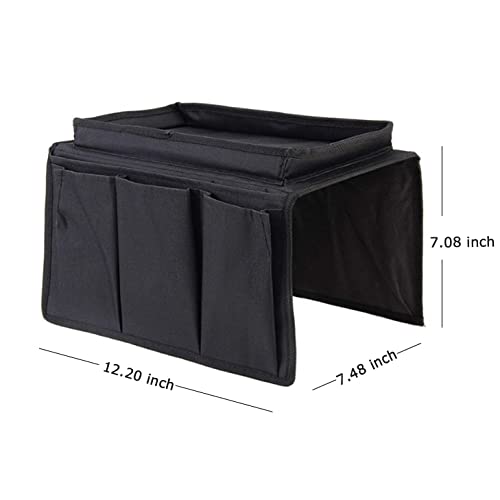 Grey Sofa Armrest Organizer with Pockets G260