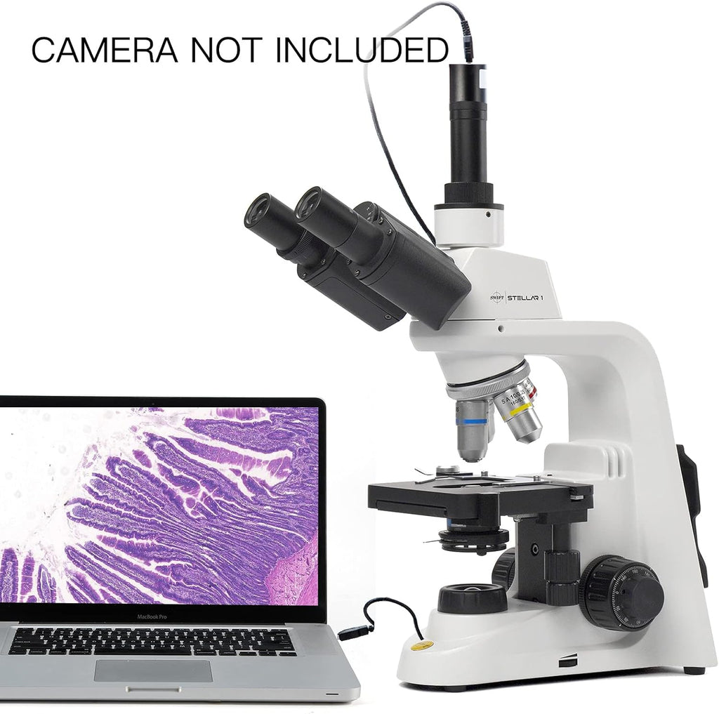 Compound Microscope 40X-2500X Magnification Trinocular P23896