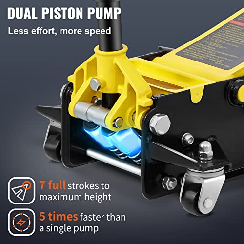 4 Ton Low Profile Steel Floor Jack C4296