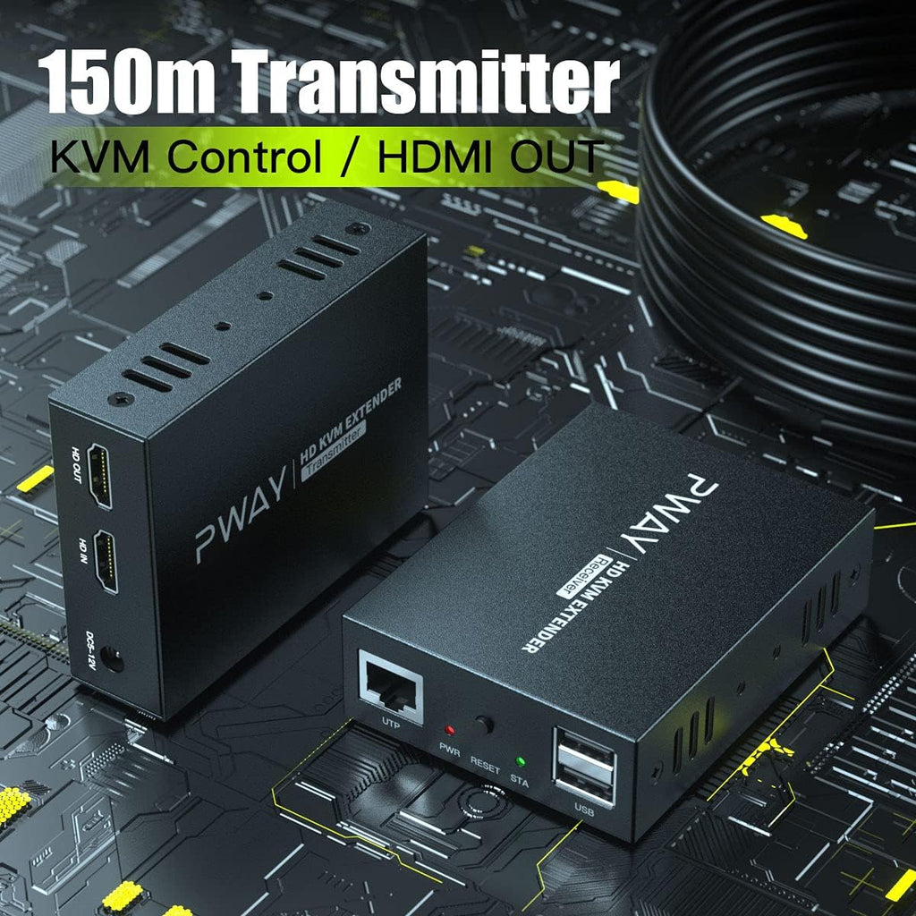 HDMI KVM USB Extender 150m over Cat5e/6/7 1080P U91686