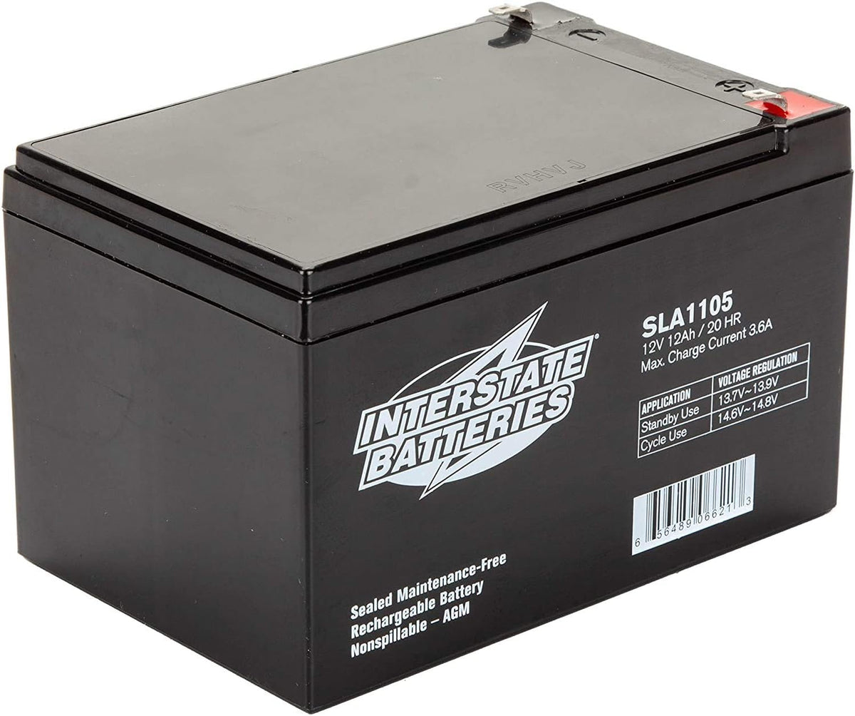 12V 12Ah Sealed Lead Acid Rechargeable SLA AGM Battery Pack of 2 Z293