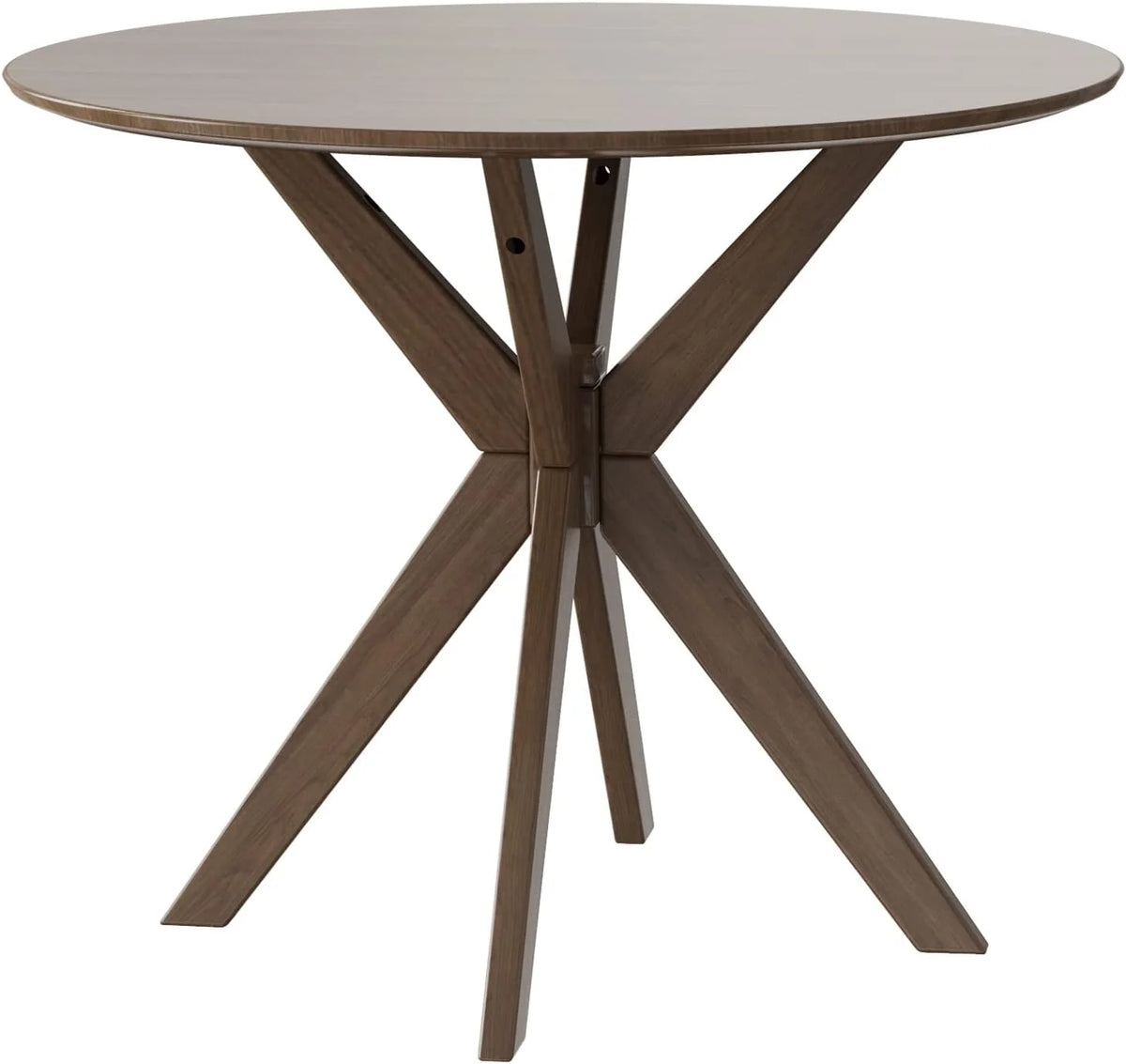 36" Round Wood Dining Table C3757